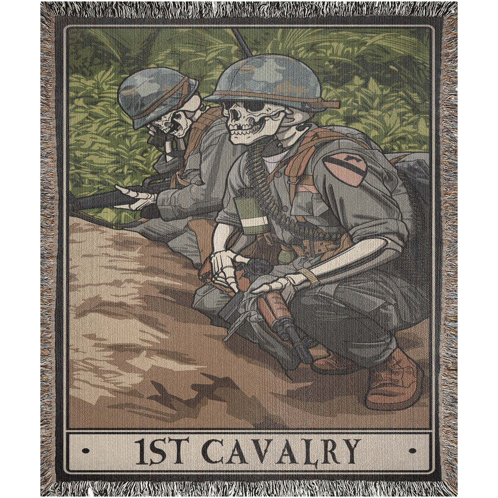 1st Cavalry Woven Blanket