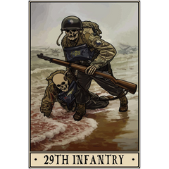 29th Infantry Acrylic Print - 1/4 inch / 24x36 inch