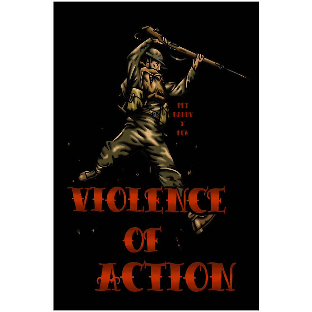 Violence of Action Acrylic Print