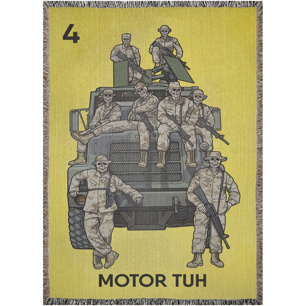 Motor Tuh Woven Blanket