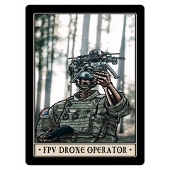 First Person View (FPV) Drone Operator Magnet - 3x4 inch