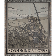 Communications Woven Blanket