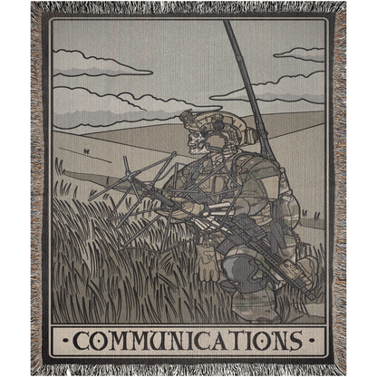 Communications Woven Blanket