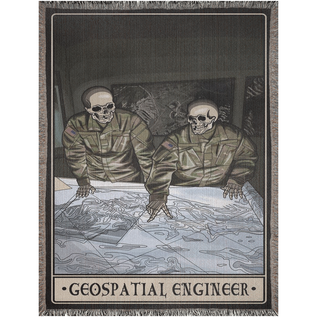 Geospatial Engineer Woven Blanket