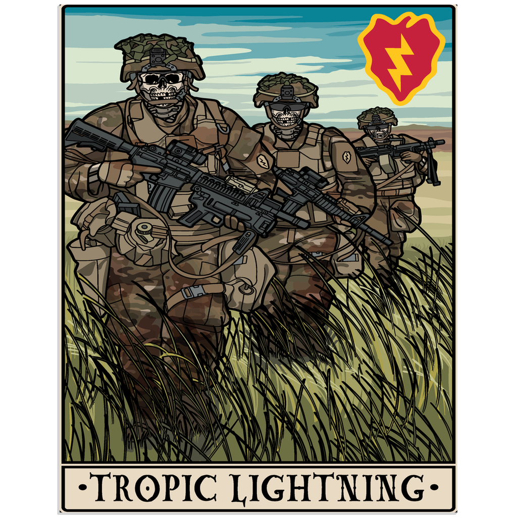 Tropic Lightning Acrylic Print