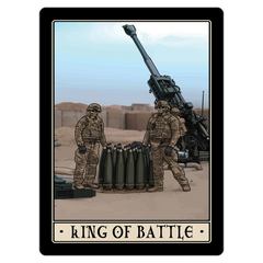 King of Battle Redux Magnet - 3x4 inch