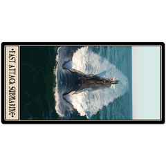 Fast Attack Submarine Desk Mat