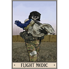 Flight Medic Acrylic Print - 1/4 inch / 24x36 inch