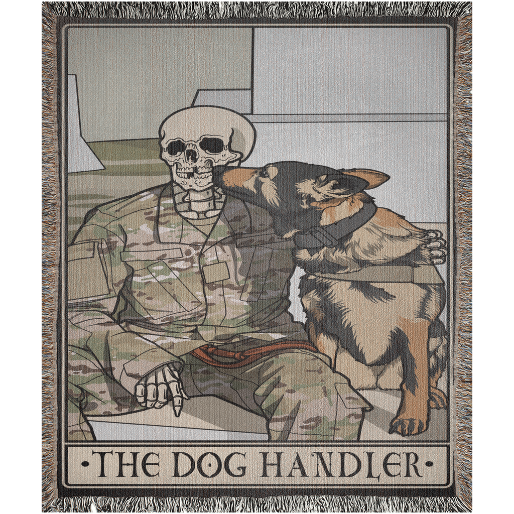 Dog Handler Woven Blanket