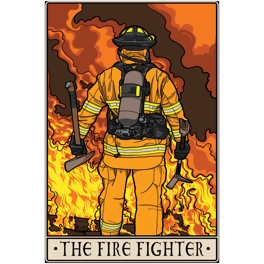 Firefighter Acrylic Print