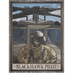 Blackhawk Pilot Woven Blanket