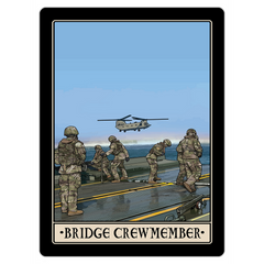Bridge Crewmember Magnet - 3x4 inch