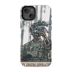 First Person View (FPV) Drone Operator Phone Case - Premium Glossy Tough Case / iPhone 14