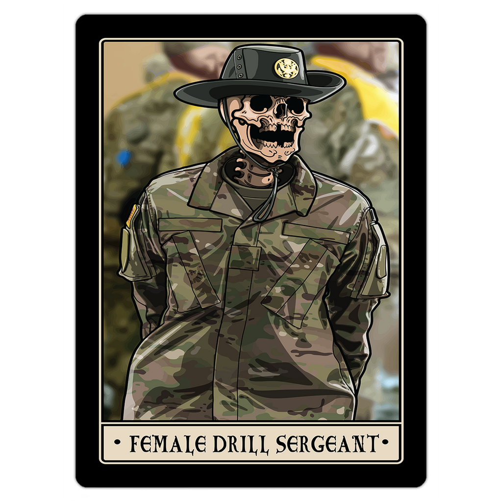 Female Drill Sergeant Magnet
