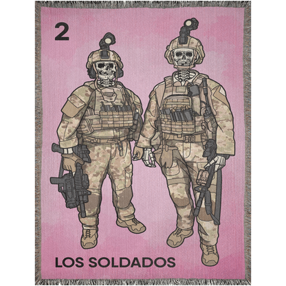 Los Soldados Woven Blanket