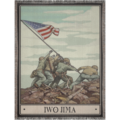 Iwo Jima Woven Blanket