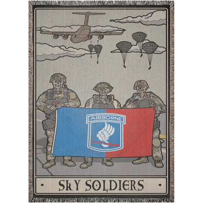 Sky Soldiers Woven Blanket