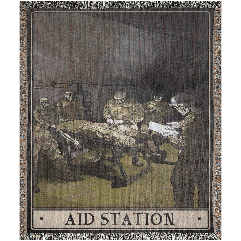 Aid Station Woven Blanket