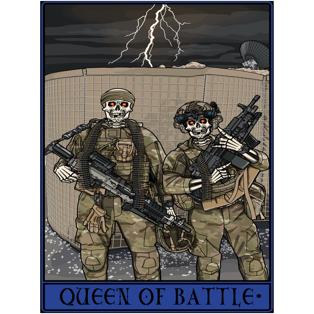 Queen of Battle Acrylic Print