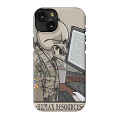Human Resources Phone Case - Premium Glossy Tough Case / iPhone 15 Plus