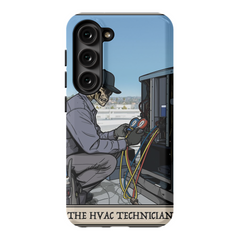 HVAC Technician Phone Case - Premium Glossy Tough Case / Samsung Galaxy S23