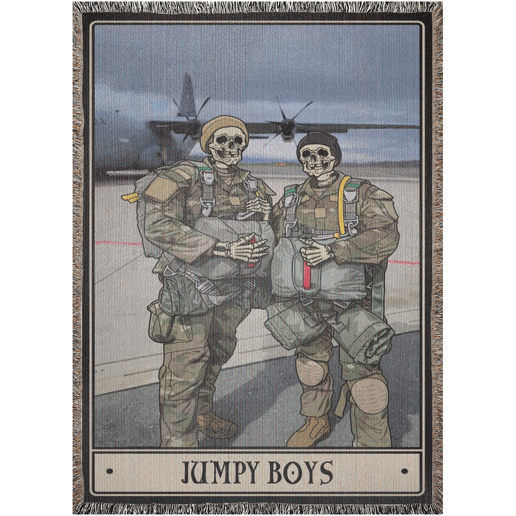 Jumpy Boys Woven Blanket