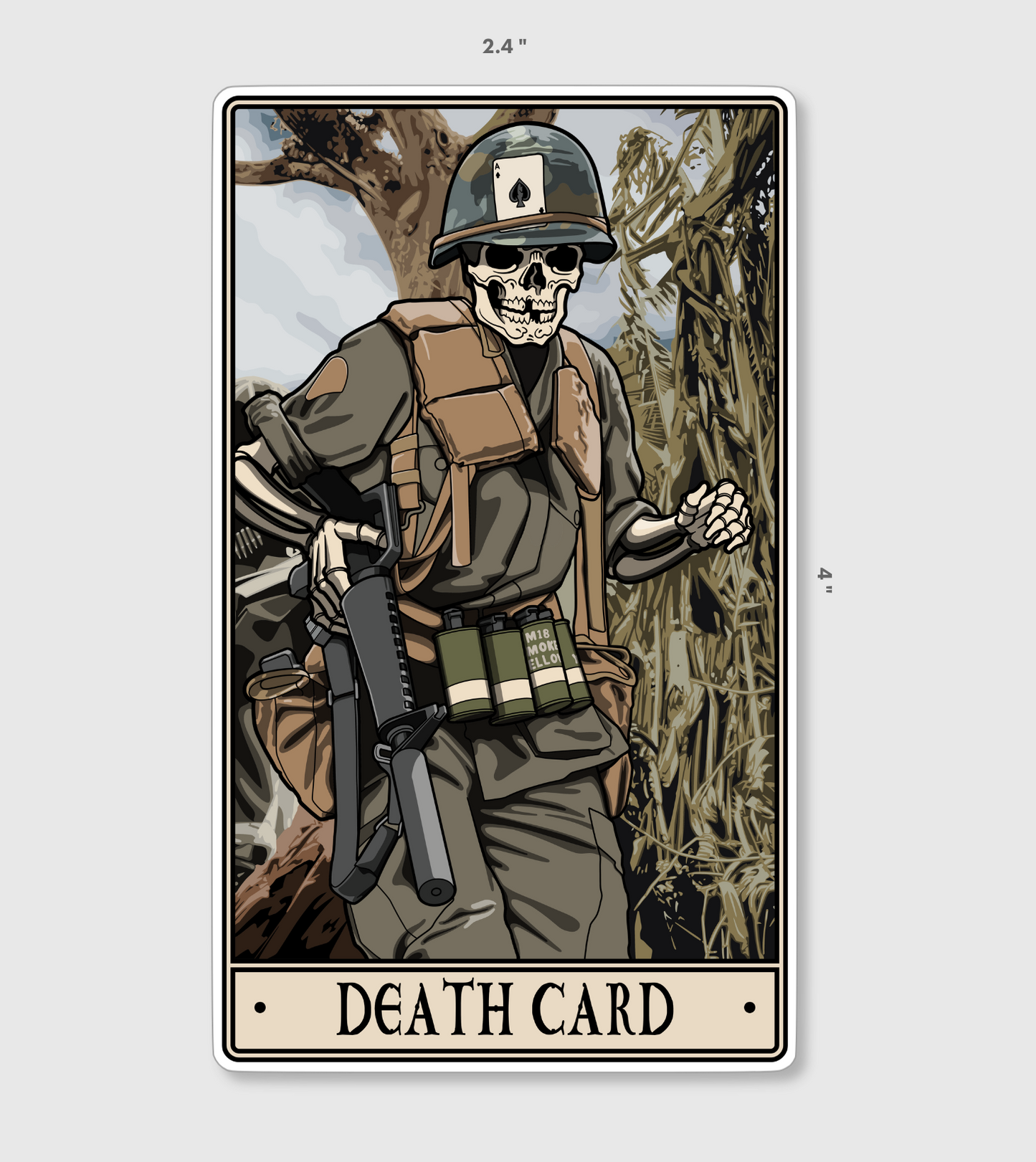 Death Card Sticker