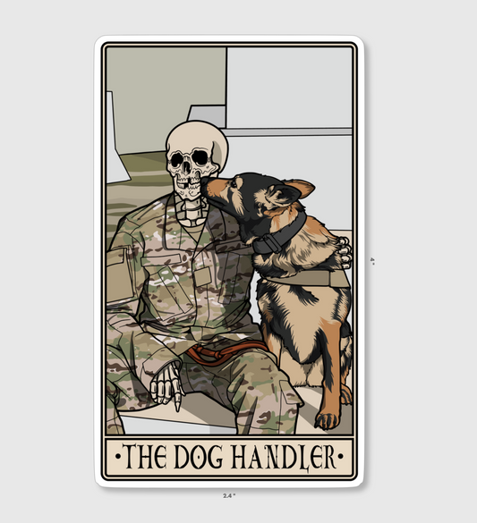Dog Handler Sticker