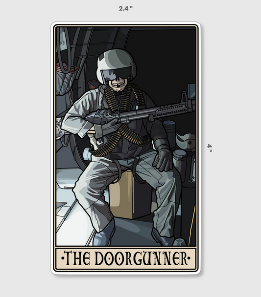 Door Gunner Sticker