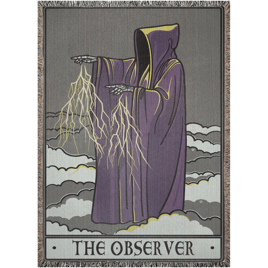 The Observer woven blanket