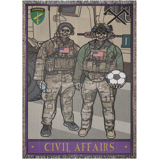 Civil Affairs Woven Blanket