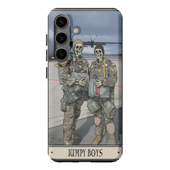 Jumpy Boys Phone Case - Premium Glossy Tough Case / Samsung Galaxy S24