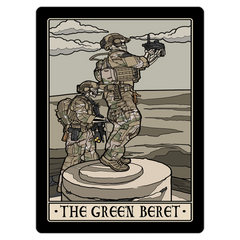 Green Beret Magnet - 3x4 inch