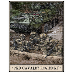 2nd Cavalry Regiment Puzzle - 11x14 inch | 252 Pieces