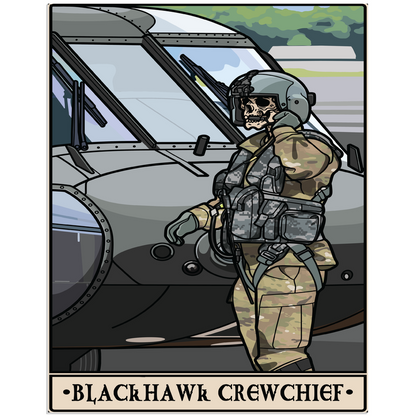 Blackhawk Crew Chief Acrylic Print