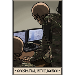 Geospatial Intelligence Acrylic Print - 1/4 inch / 12x18 inch