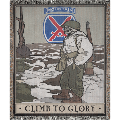 Climb To Glory Woven Blanket