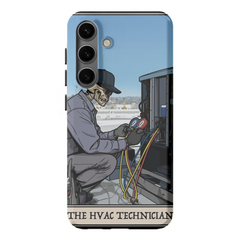 HVAC Technician Phone Case - Premium Glossy Tough Case / Samsung Galaxy S24