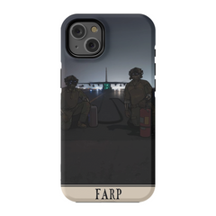 Forward Arming and Refueling Point (FARP) Phone Case - Premium Glossy Tough Case / iPhone 14 Plus