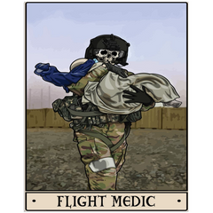 Flight Medic Acrylic Print - 1/4 inch / 11x14 inch