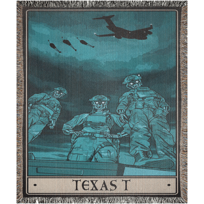 Texas T Woven Blanket