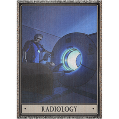 Radiology Woven Blanket - 52x37 inch / Graphics