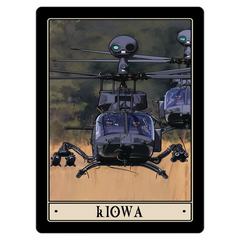 Kiowa Magnet - 3x4 inch