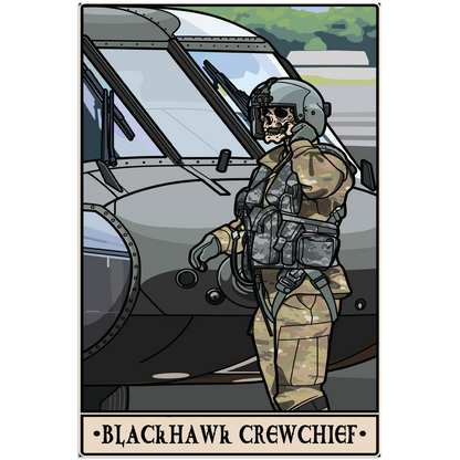 Blackhawk Crew Chief Acrylic Print