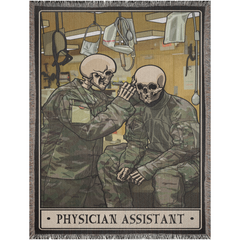 Physician Assistant Woven Blanket - 60x80 inch / Graphics