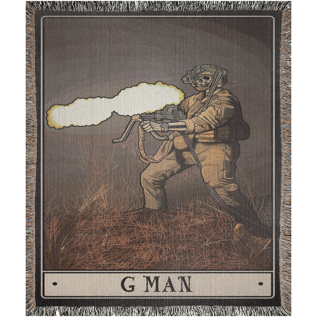 G Man Woven Blanket