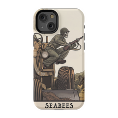 Seabees Redux Phone Case - Premium Glossy Tough Case / iPhone 14