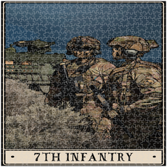 7th Infantry Puzzle - 20x20 inch | 676 Pieces