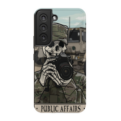 Public Affairs Officer (PAO) Phone Case - Premium Glossy Tough Case / Samsung Galaxy S22