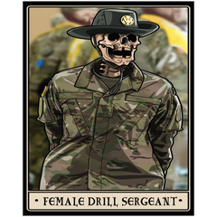 Female Drill Sergeant Acrylic Print